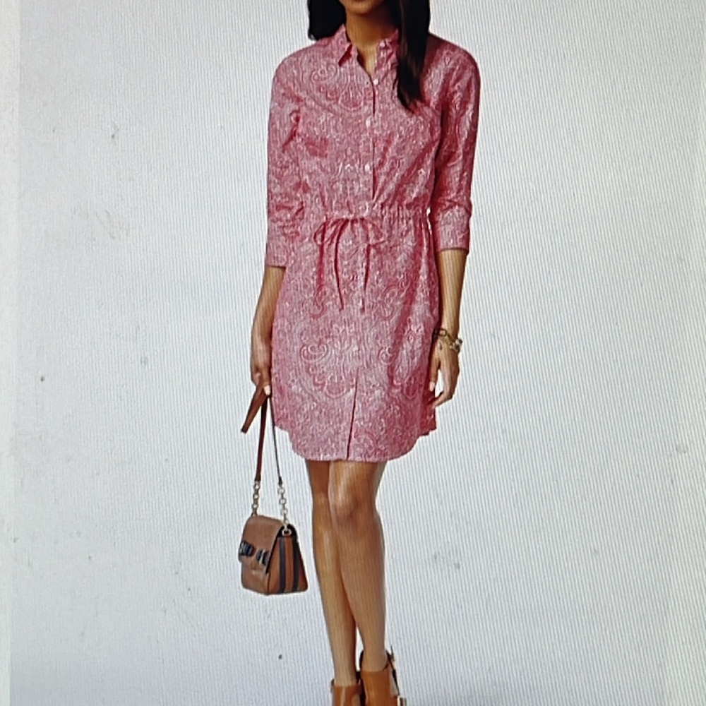 Tommy Hilfiger all cotton shirt dress M